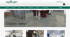 Desktop Screenshot of polyflor.no