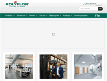 Tablet Screenshot of polyflor.no