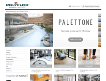 Tablet Screenshot of polyflor.com