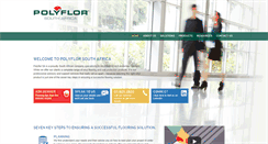 Desktop Screenshot of polyflor.co.za